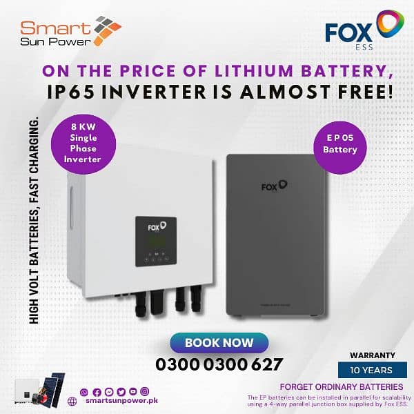 Solar Inverter Available - Hybrid Solar full Setup - ip65 Graded 12