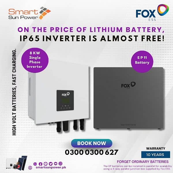 Solar Inverter Available - Hybrid Solar full Setup - ip65 Graded 13