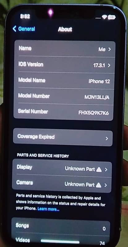 iPhone 12 64 gb LLA model 5