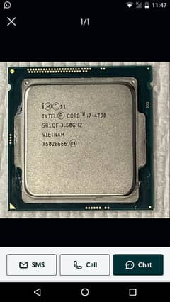 core i7 4790 for sale in new condition