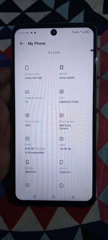 Infinix hot 40i 5