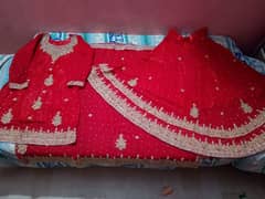 bridal lehenga embroided