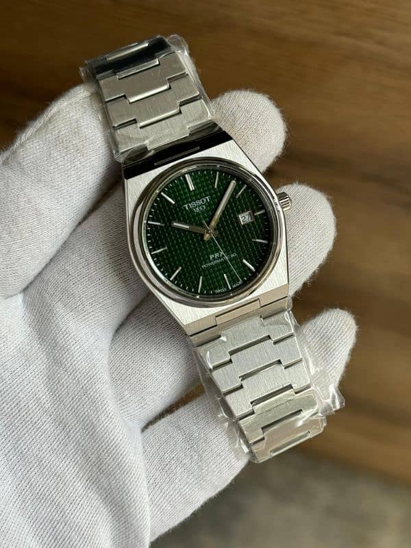 TISSOT PRX POWERMATIC 80 GREEN DIAL 2