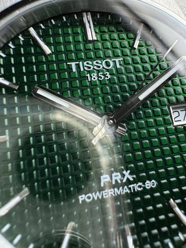 TISSOT PRX POWERMATIC 80 GREEN DIAL 3