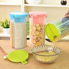 3 Portions Airtight Storage Container for Multipurpose Use