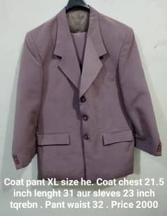 4 Coat pant aur Shirts