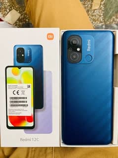 Redmi 12C 4,128 in Warranty Full Box Lush,100% Ok No Open Repaired