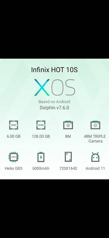 infinix Hot 10s 6gb 128gb 1