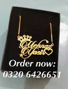 gold plated name jewlry 0