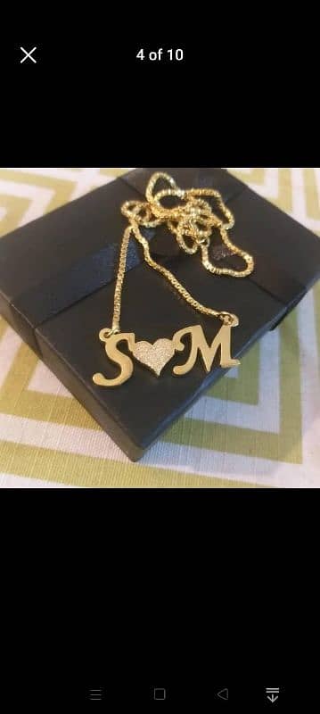 gold plated name jewlry 4