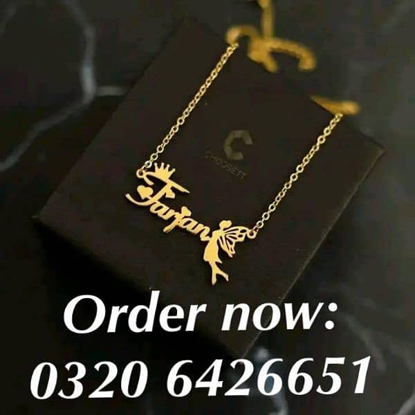 gold plated name jewlry 12