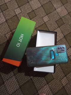 infinix hot 10 4\64 with box 03190847836