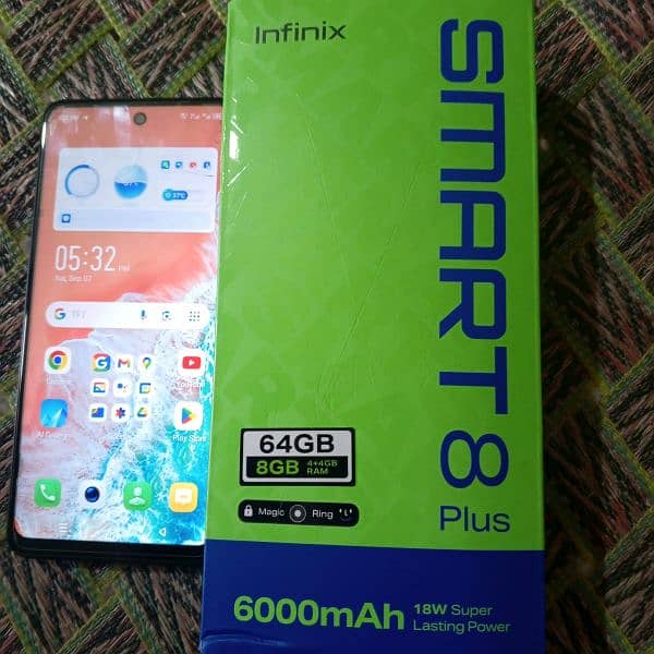 Infinix smart 8 plus 4/64 6000MAH Battery 0