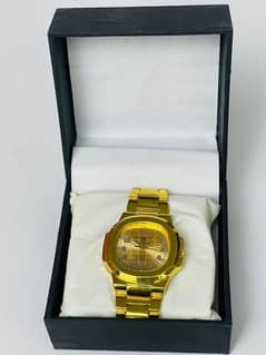 man Gold Watch