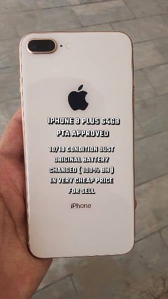 Iphone 8 plus pta approved 5