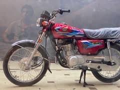 Honda cg 125 2024 model new condication ok 2 free service available