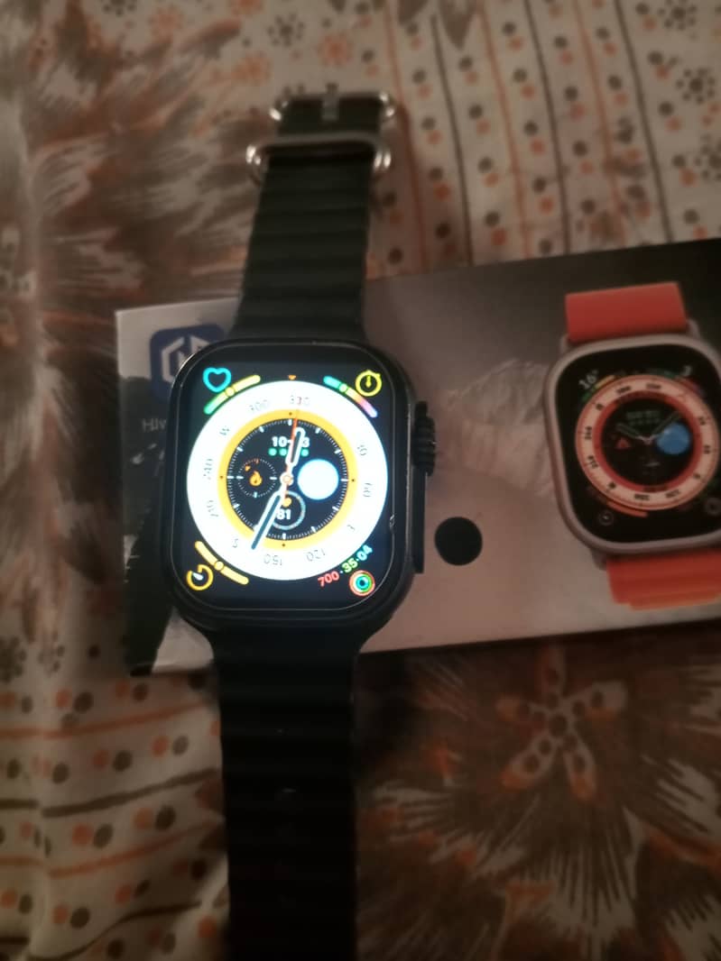 T900 ultra smart watch with two streps free 1