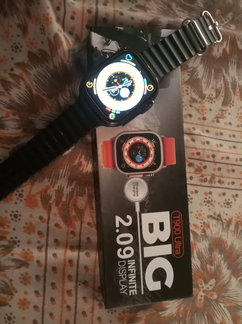 T900 ultra smart watch with two streps free 7