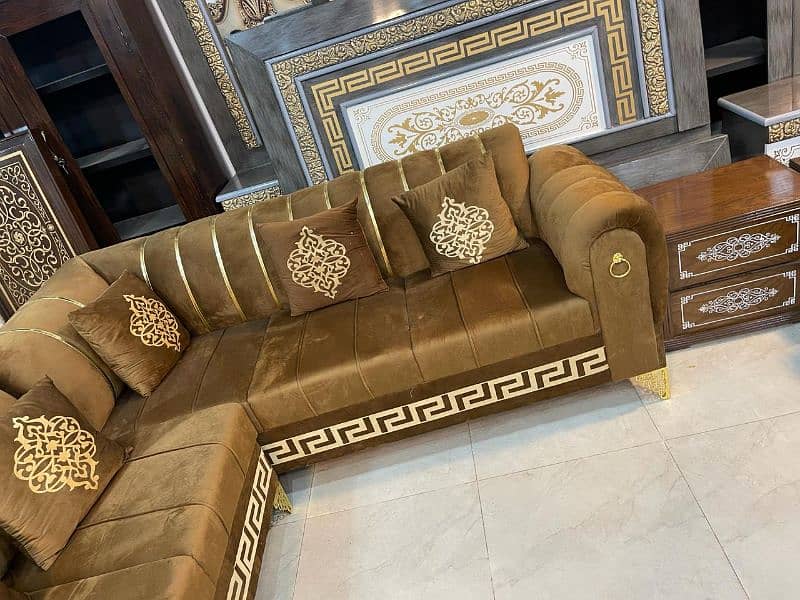 L shape sofa set / Poshish sofa set / Sofa set 0