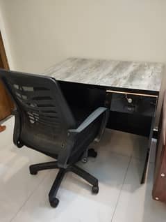 Comfortable Office Home Chair with Small Computer Desk Study PC Table