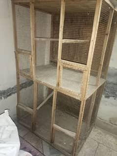 wooden cage for birds