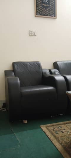 Leather sofa 5 seater