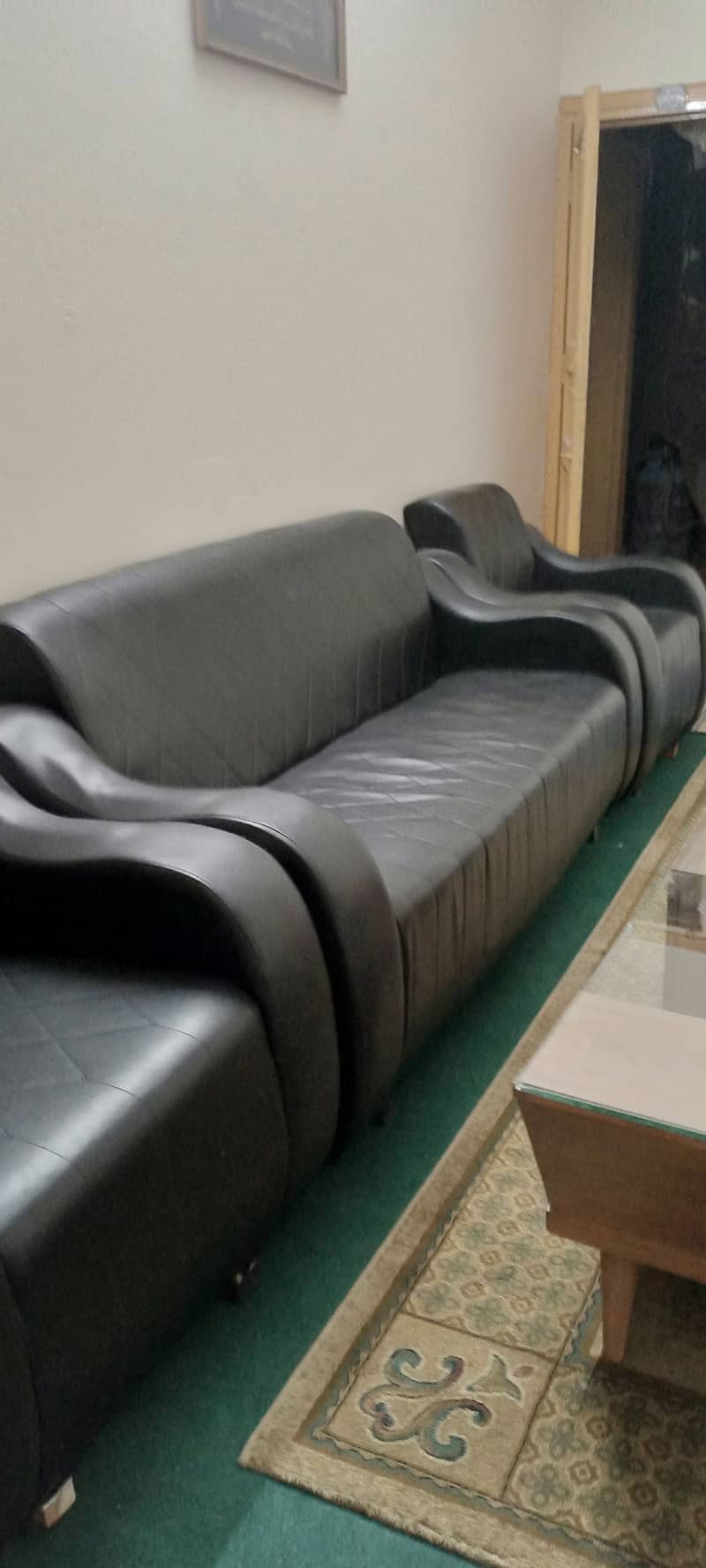 Leather sofa 5 seater 2