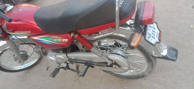 HONDA CD 70 KARACHI NUMBER HA 2016 3