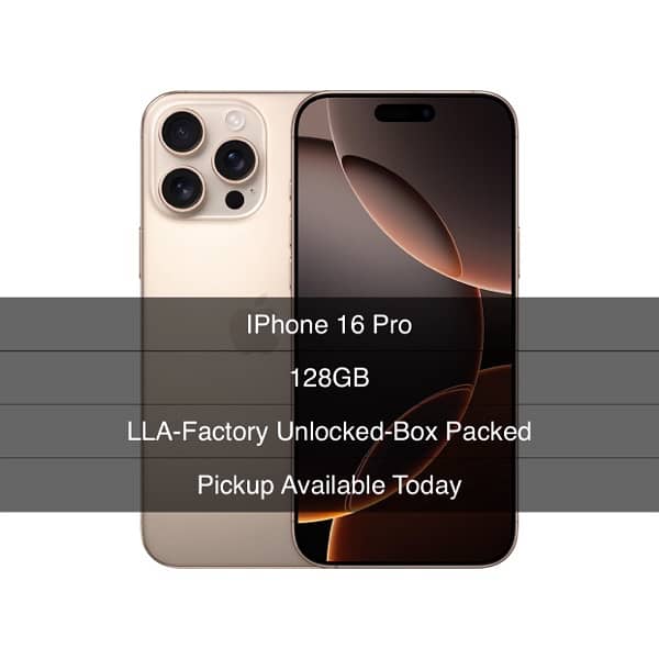 iPhone 16 Pro 128GB 1