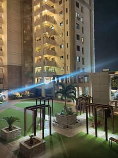 3Bed DD Flat For Sale In GOLDLINE RESIDENCY Gulistan E Johar Block 16A