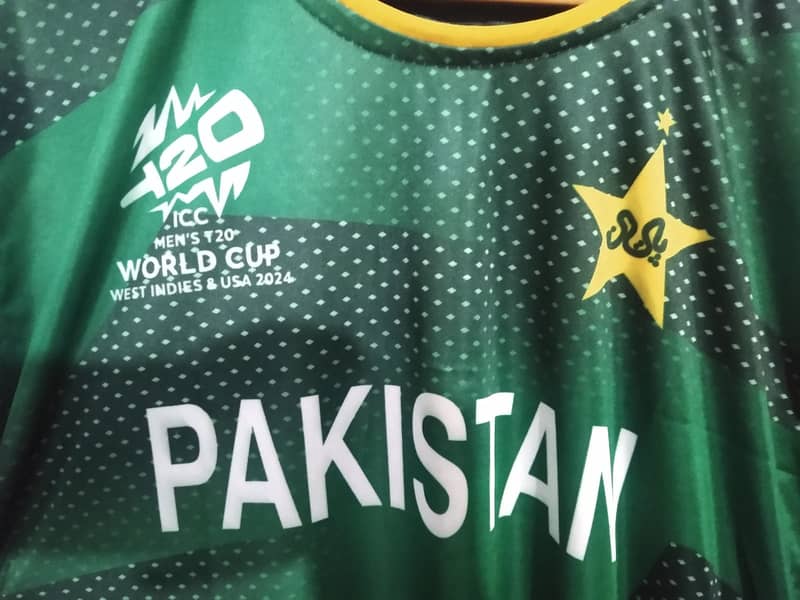 T20 Worldcup 2024 Pakistan Cricket Team Full Sleeves T Shirt M, L, Xl 1