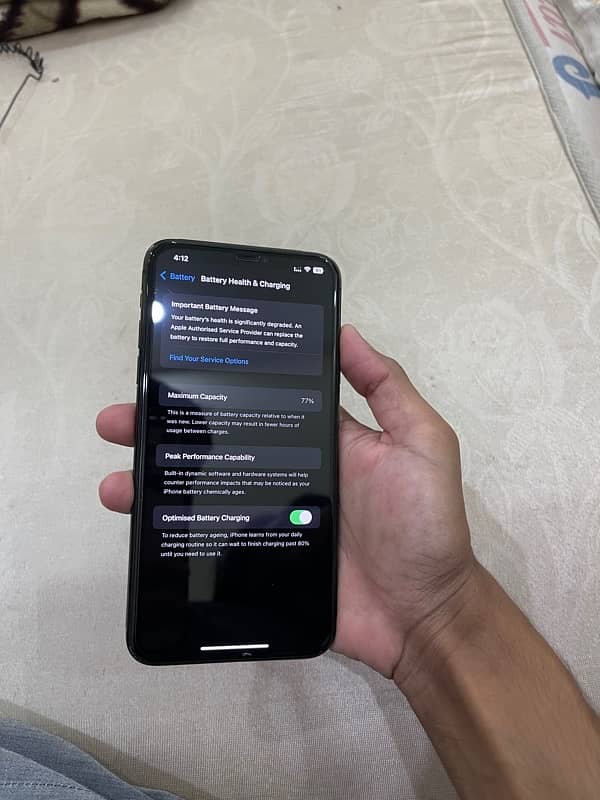 iphone 11 pro max 256GB dual sim pta approved 6