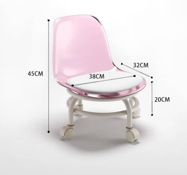 Acrylic Transparent 360 MovinG Chair* 2