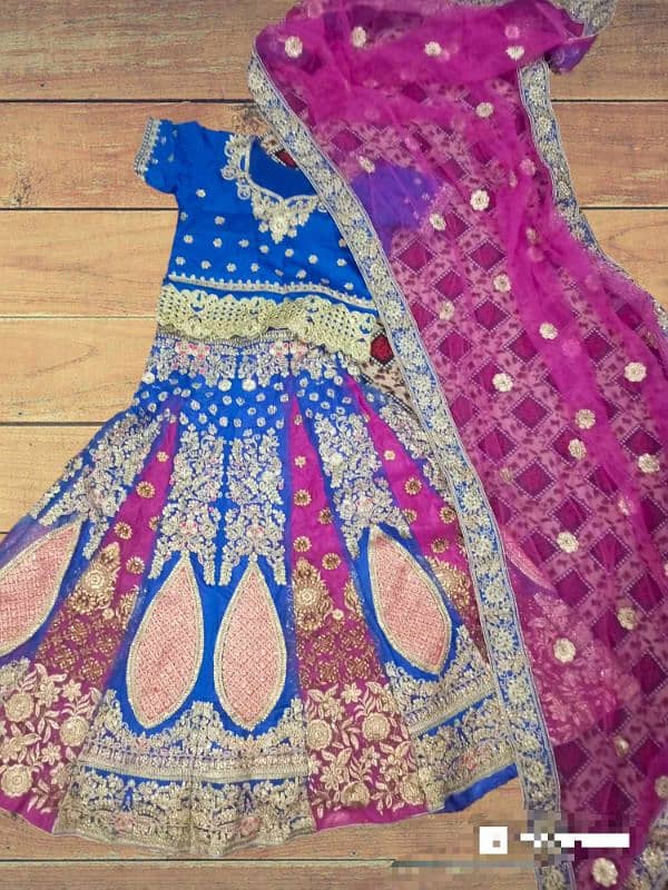 stitched bridle mehndi dress for girls wedding dress lehga 1