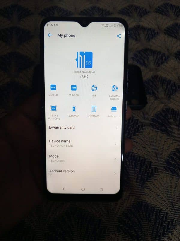 Tecno pop 5 LTE 2/32 official approved 03151006832 0
