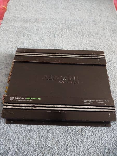 Almani 4 channel car amplifier 2200watts 3