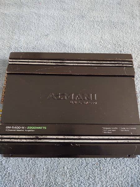 Almani 4 channel car amplifier 2200watts 4