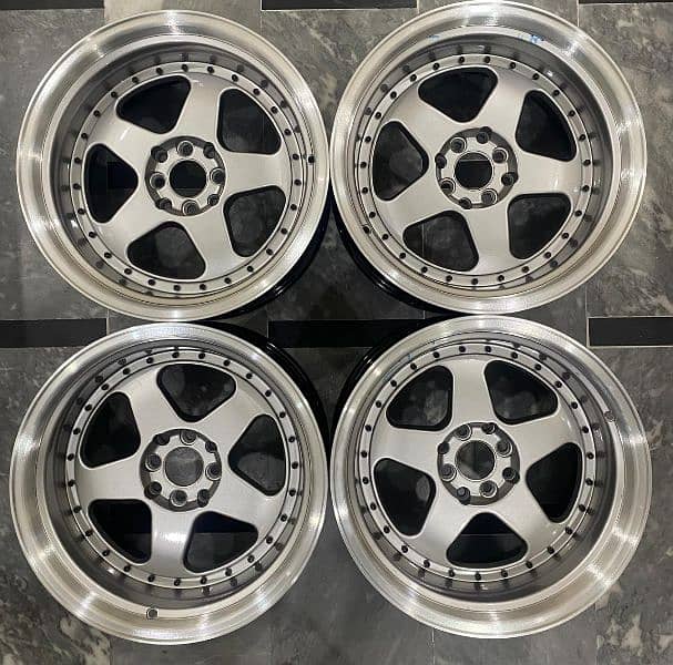 Rotifom Wheels  Size 17  PCD 4*100/114 Width 10jj  No damage No Repair 0