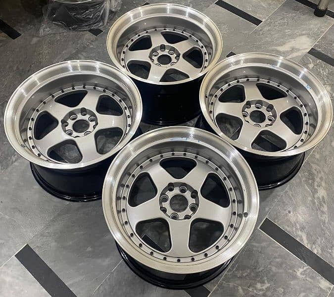 Rotifom Wheels  Size 17  PCD 4*100/114 Width 10jj  No damage No Repair 1