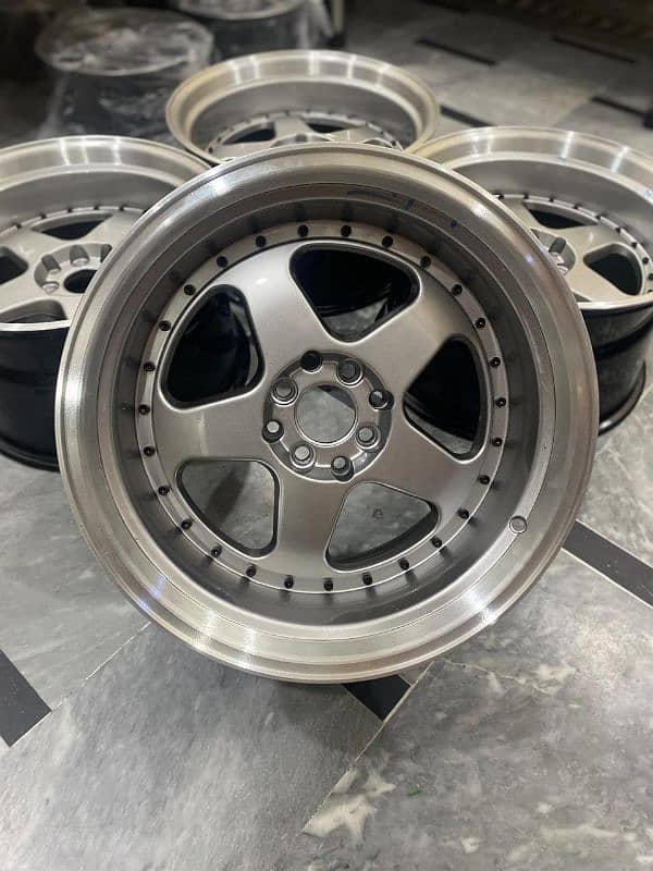 Rotifom Wheels  Size 17  PCD 4*100/114 Width 10jj  No damage No Repair 2