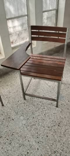 Student Chair with Writing Pad (Wooden)