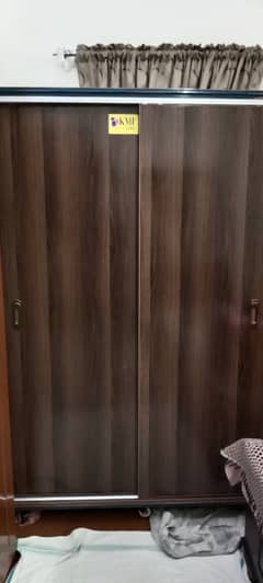 Wardrobe Cupboard with Sliding Doors, New Almari 0