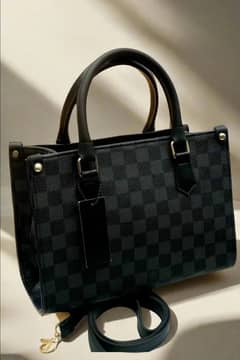 Luxury Designer Handbag | Checkered handbag