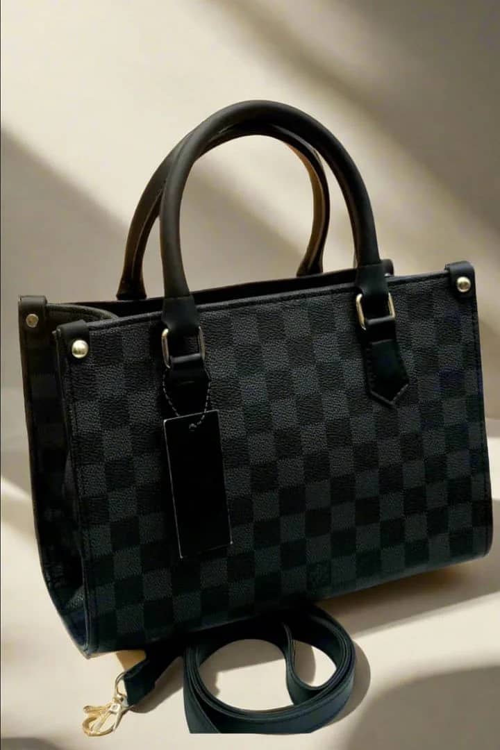 Luxury Designer Handbag | Checkered handbag 0