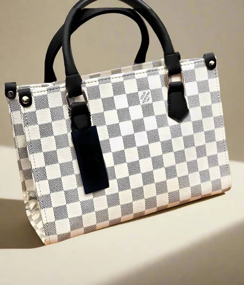 Luxury Designer Handbag | Checkered handbag 1