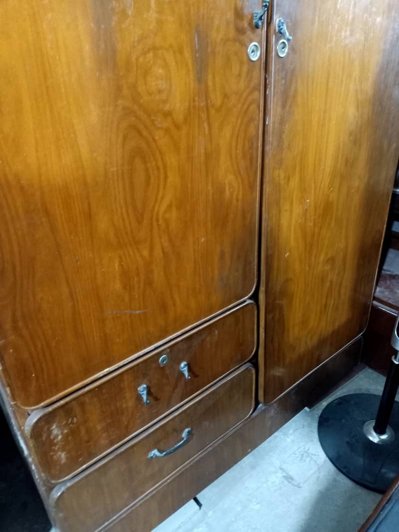 Solid wood/Heavy Weight Old Wood wardrobe available for sale. 11