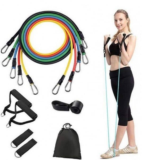 set of 11 resistance bands 2