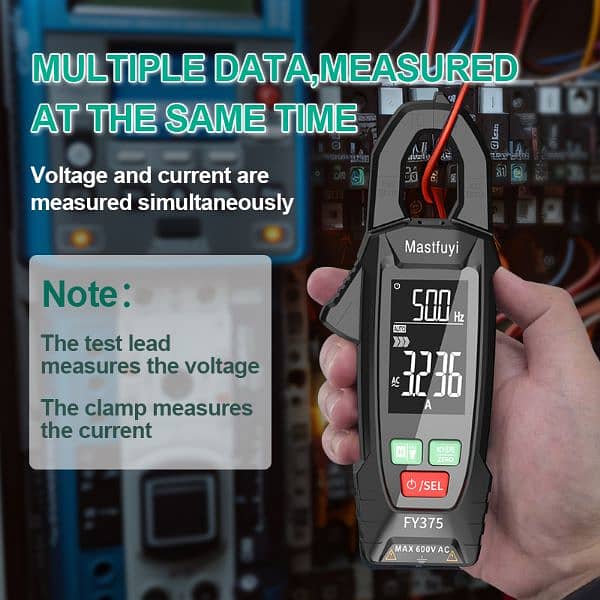 new clamp meter Mastfuyi FY357 Ac/Dc DIGITAL ampere meter and all 3