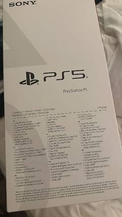 PS5 Slim Disc Edition UAE Model