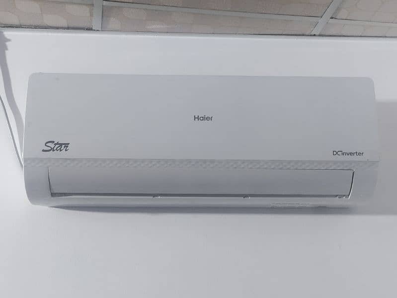 Haier 1 Ton DC inverter 12HFCA White Heat and Cool 1